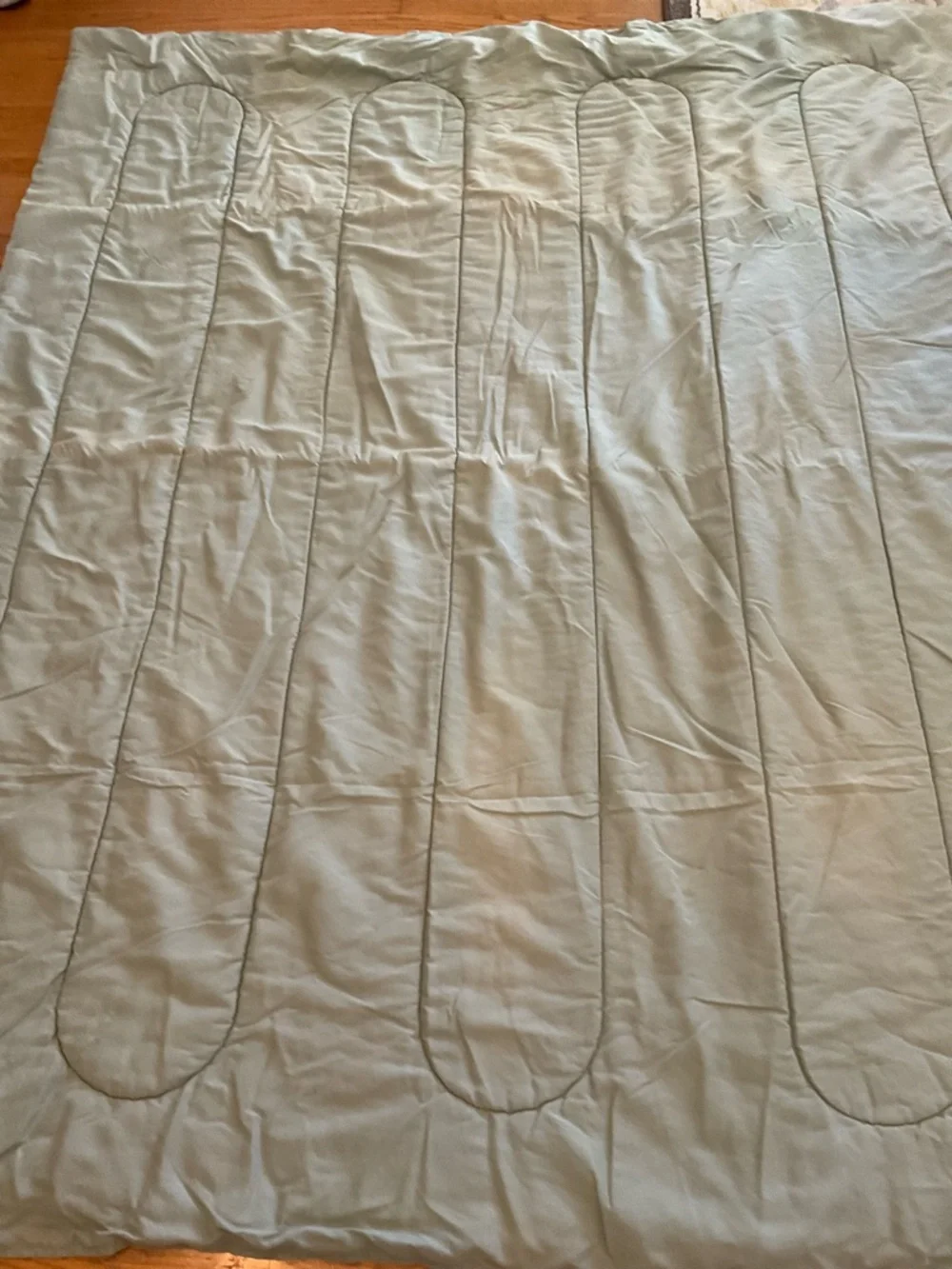 Quilted Light Sage Comforter – Soft Everyday Comfort